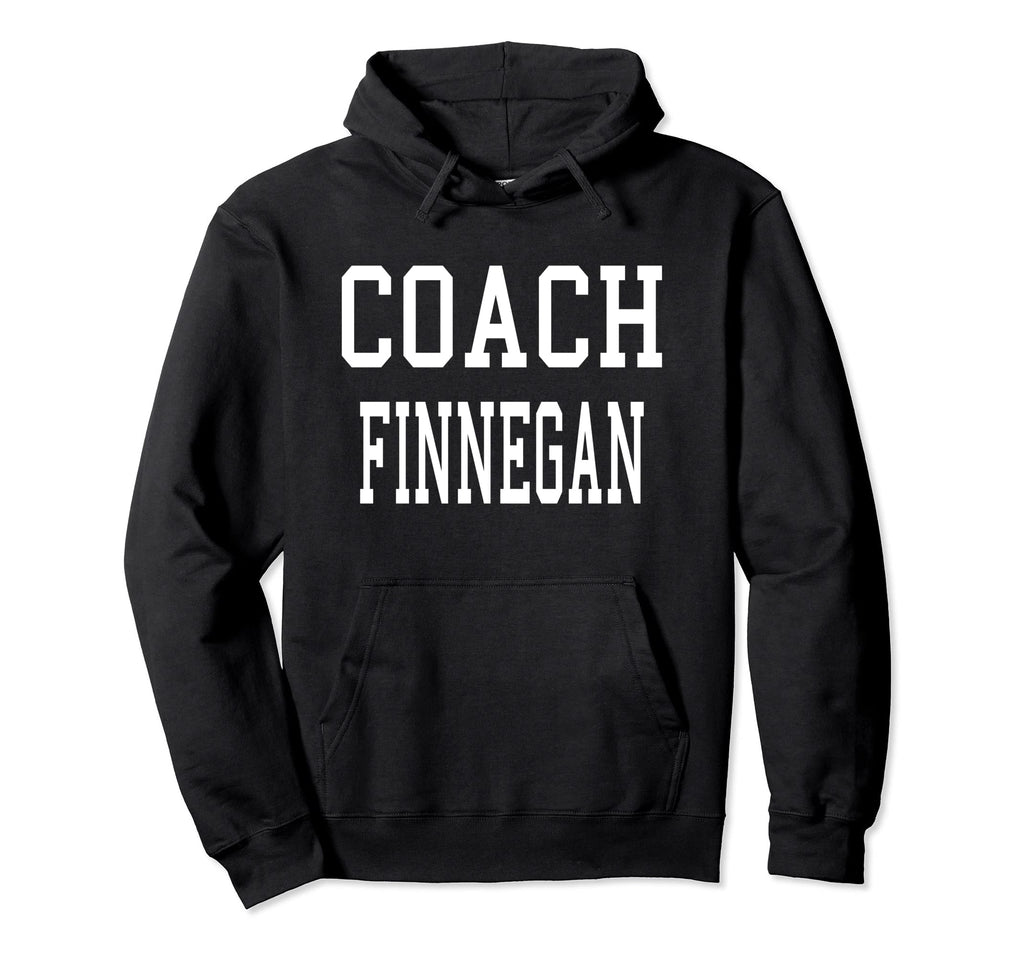 Coach Finnegan Custom Football Soccer Hoodie - Minimalist Print Men Women
