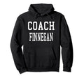 Coach Finnegan Custom Football Soccer Hoodie - Minimalist Print Men Women