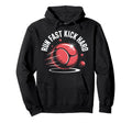 Love Kickball Player Soccer Baseball Hoodie - Unique Graphic Men Women
