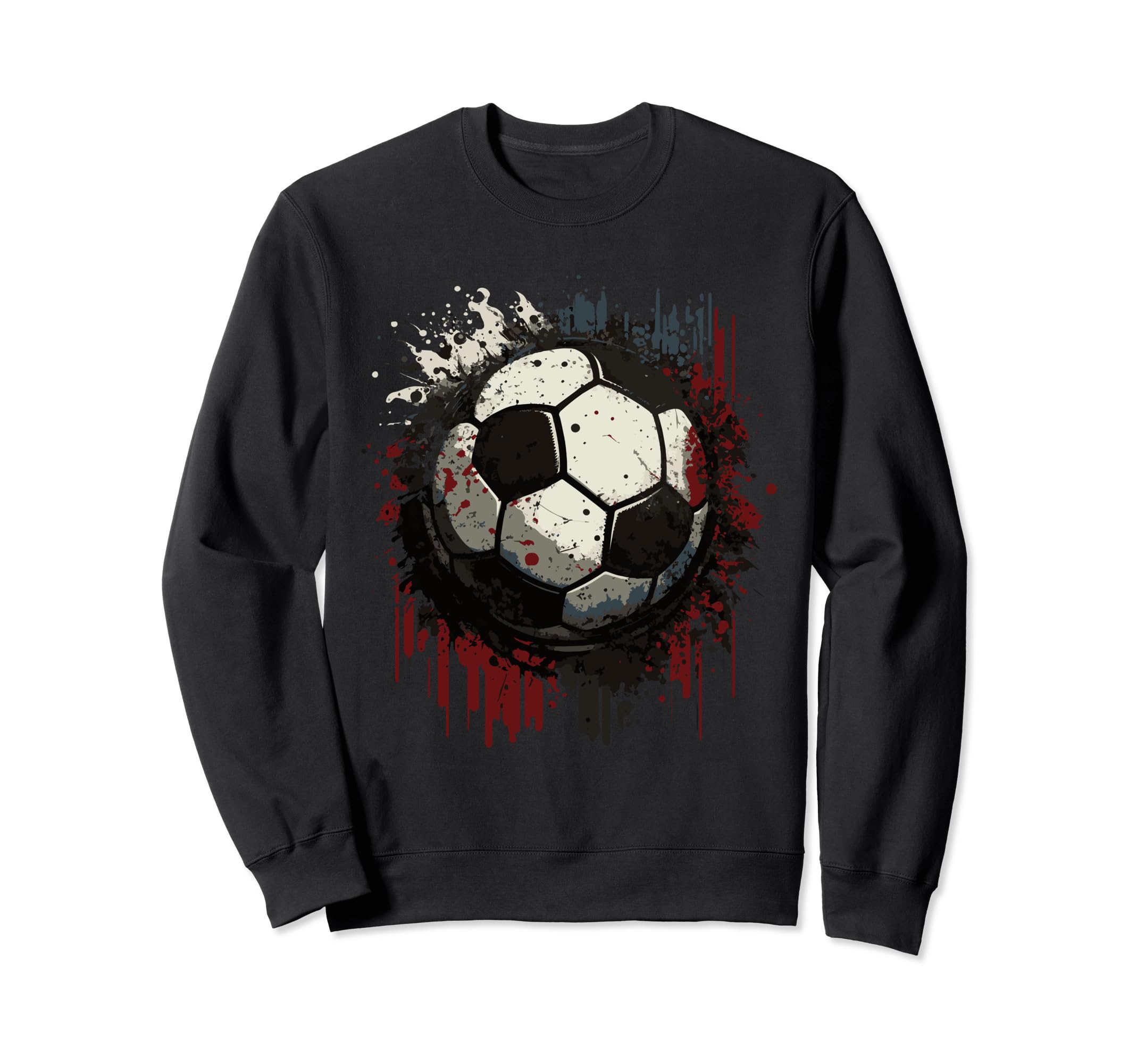 Dark Soccer Football Love T-Shirt - Aesthetic Graphic Unisex