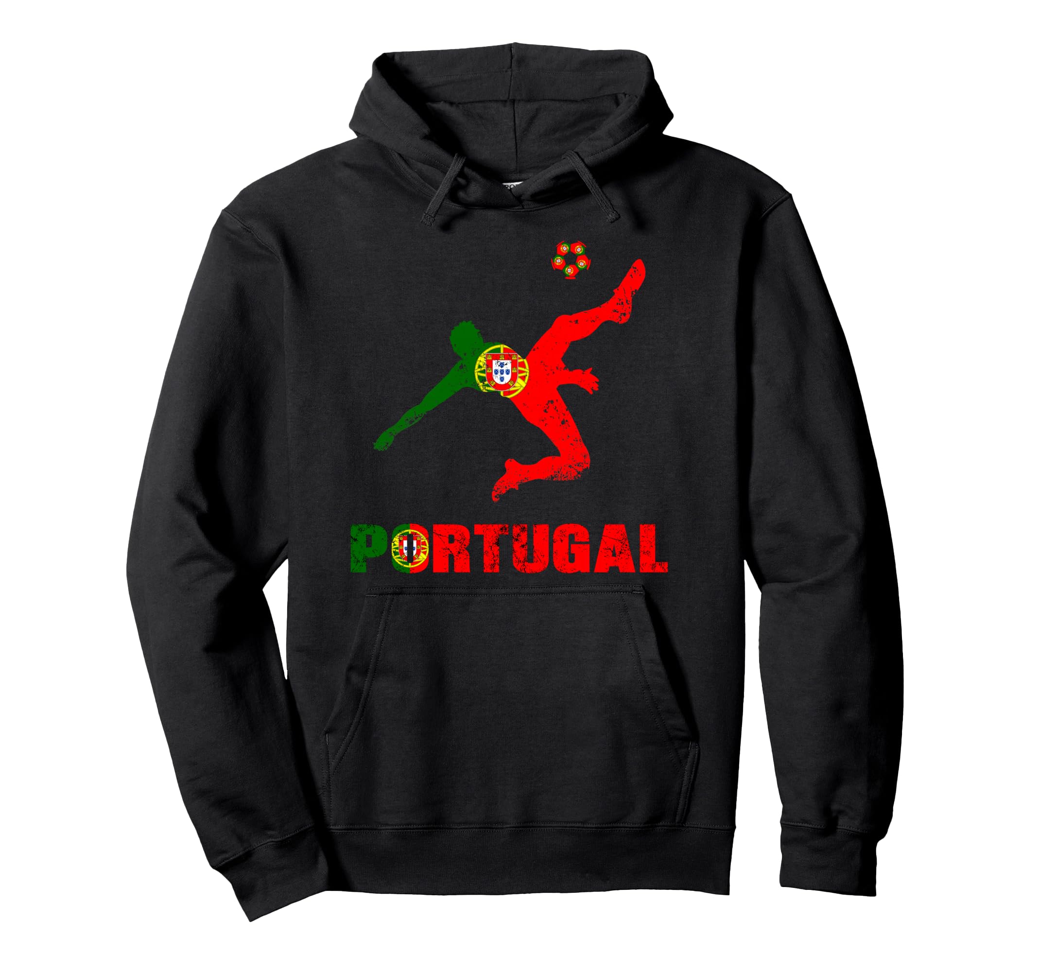 Portugal Soccer Football Game Player Fan Hoodie - Trendy Graphic Men Women