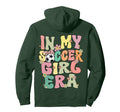 My Soccer Era Groovy Soccer Soccer Hoodie - Casual Everyday Wear Men Women