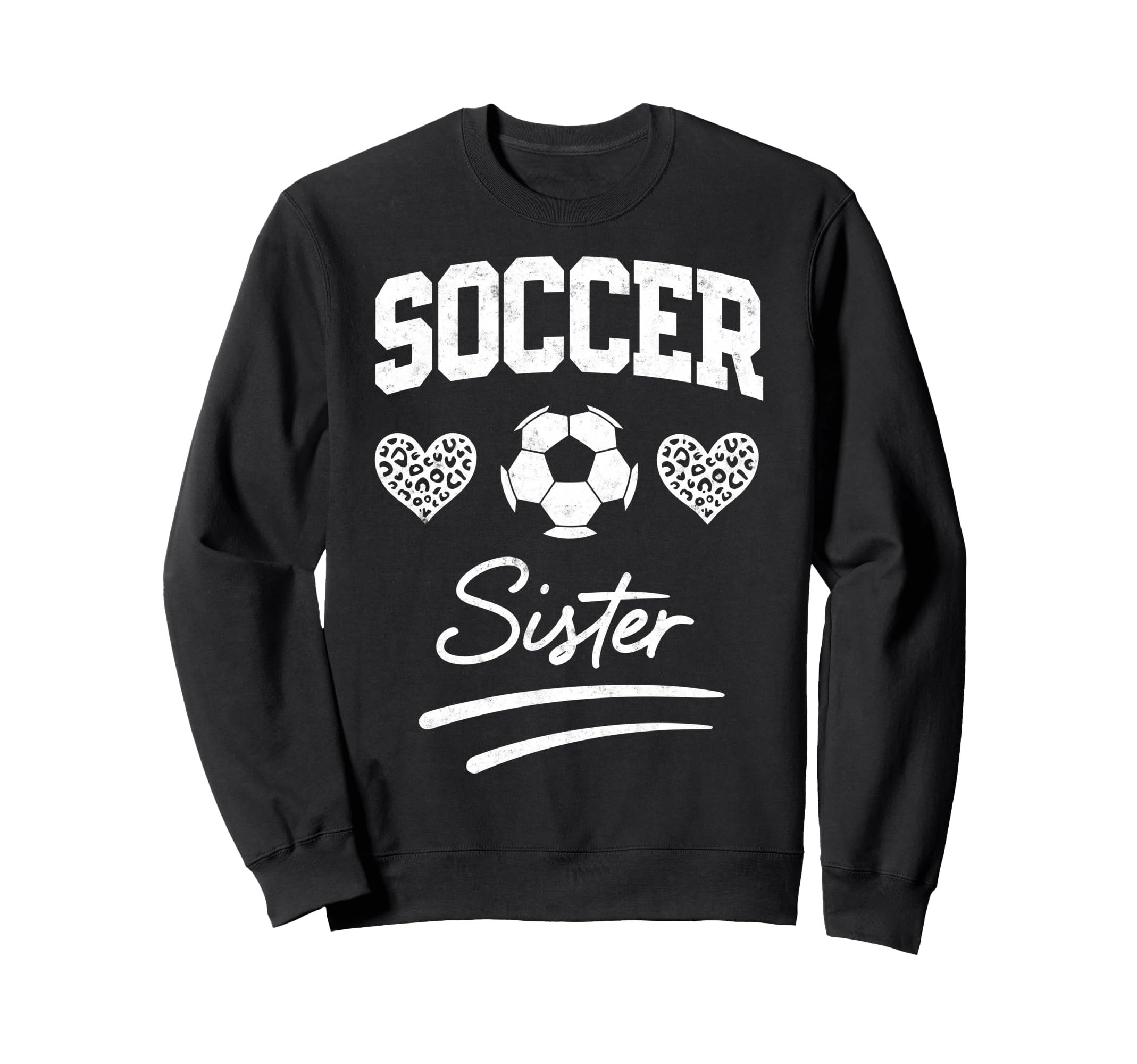 Soccer Football Player Sister Sweatshirt - Casual Everyday Wear Men Women
