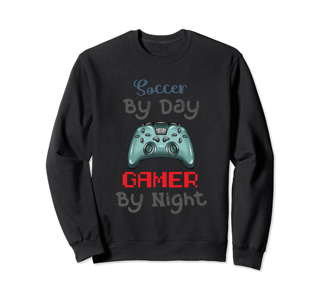 Soccer Day Gamer Night Soccer Goal Sweatshirt - Unique Graphic for Adults