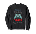 Soccer Day Gamer Night Soccer Goal Sweatshirt - Unique Graphic for Adults