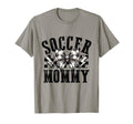 Soccer Mommy Groovy Soccer Coquette T-Shirt - Minimalist Print for Adults