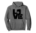 Love Pickleball Hoodie - Fun Novelty Design for Adults