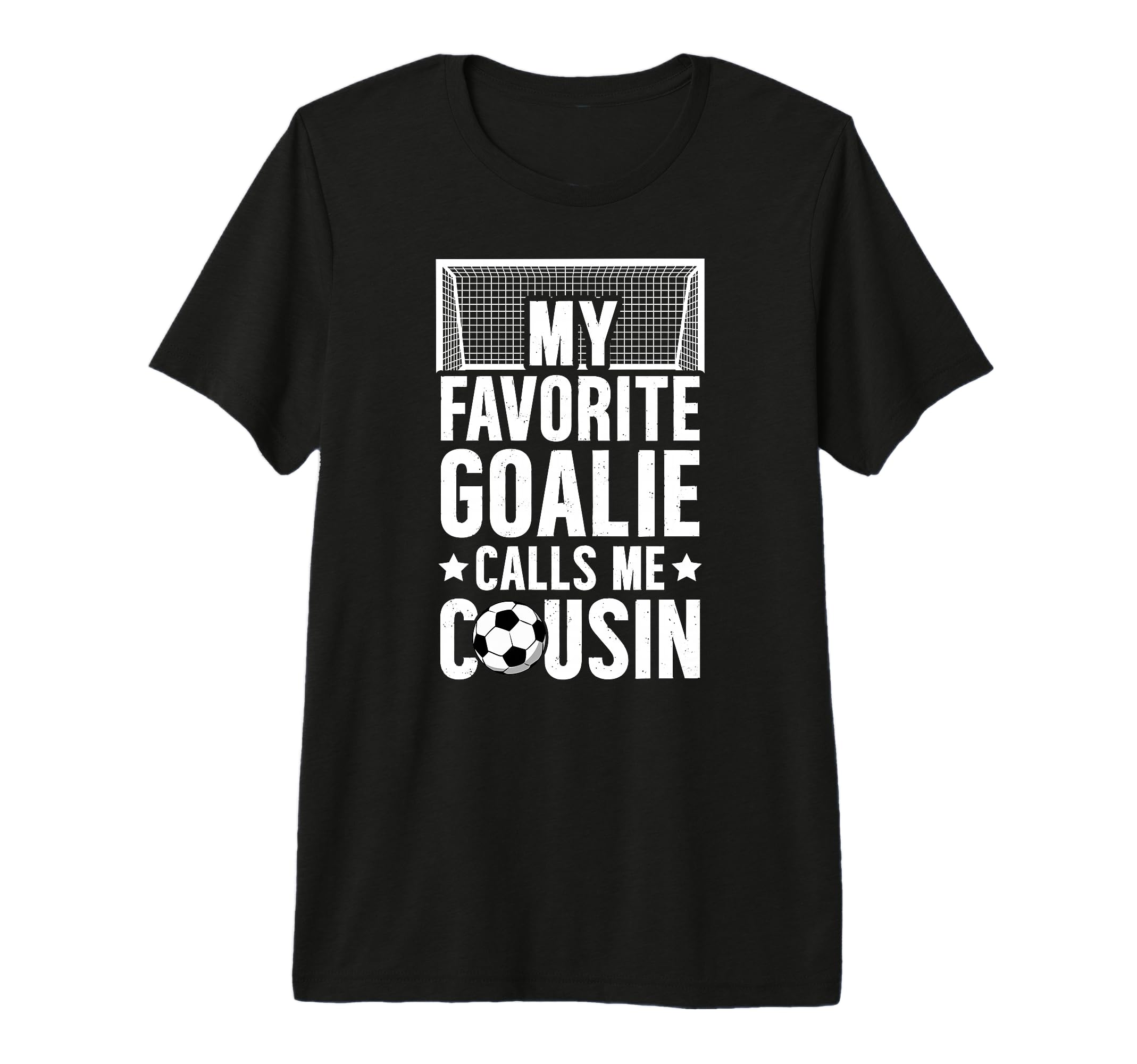 My Favorite Soccer Goalie Cousin Soccer T-Shirt - Aesthetic Graphic Unisex