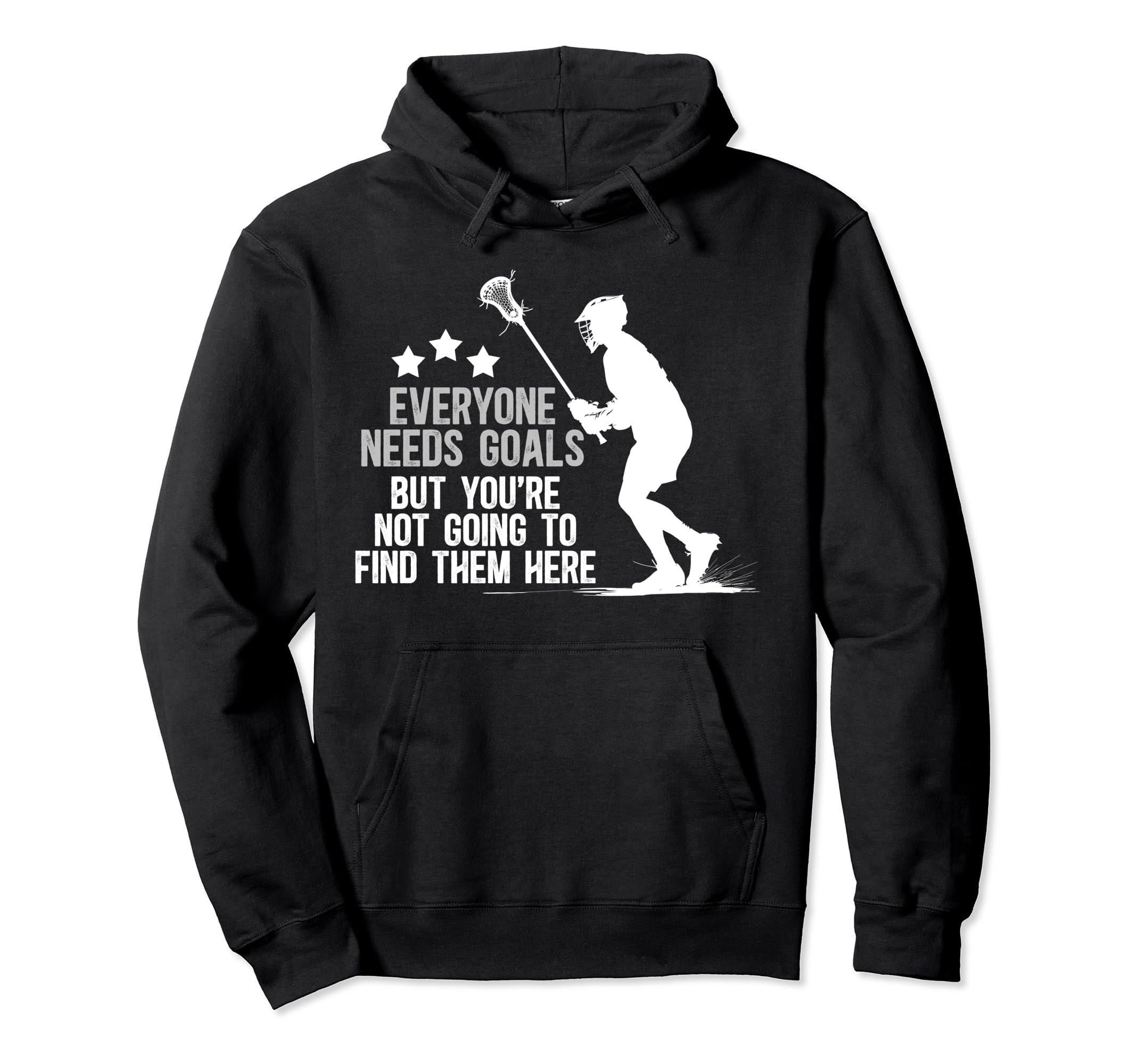 Lacrosse Keeper Funny Lacrosse Hoodie - Aesthetic Graphic Unisex