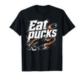 Ice Hockey Goalkeeper Pucks Goalie T-Shirt - Casual Everyday Wear Unisex