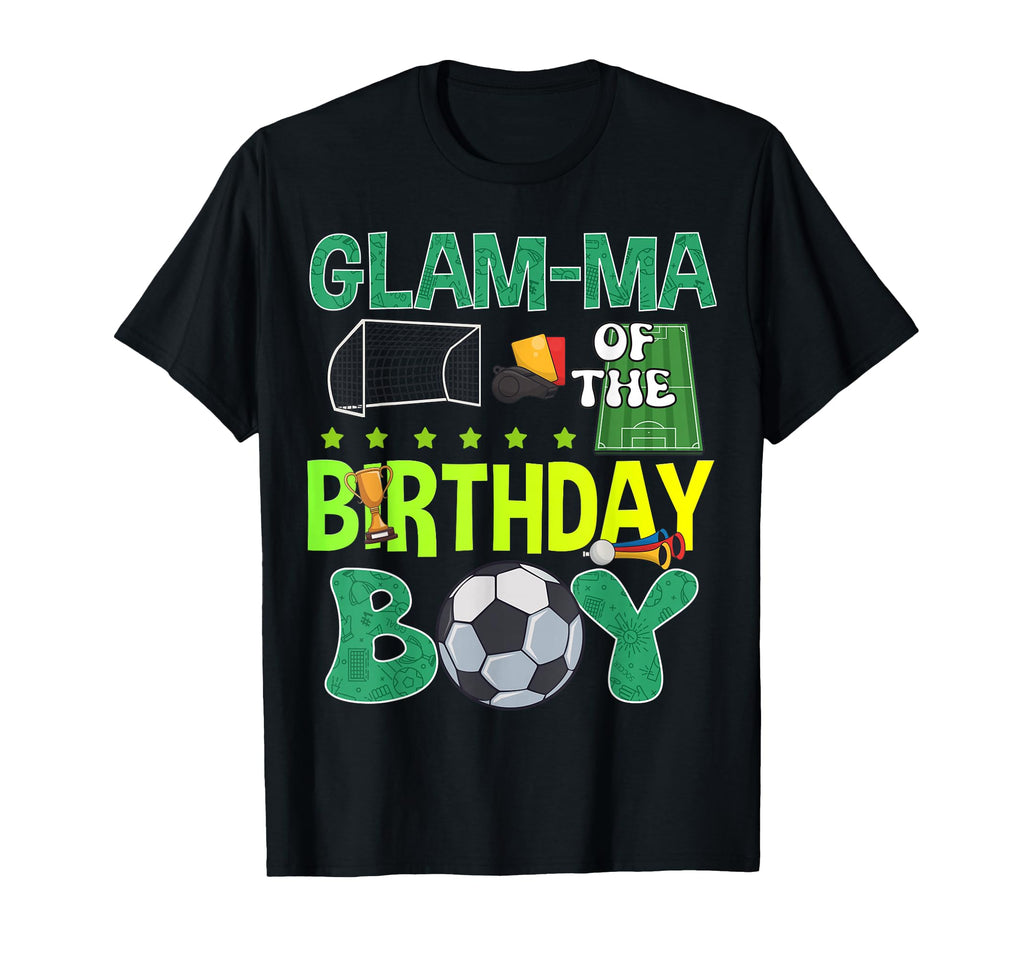 Soccer Goal Birthday Party Trophy Ball T-Shirt - Aesthetic Graphic Unisex