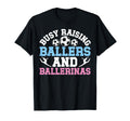 Raising Ballers And Ballerinas Soccer T-Shirt - Aesthetic Graphic Unisex