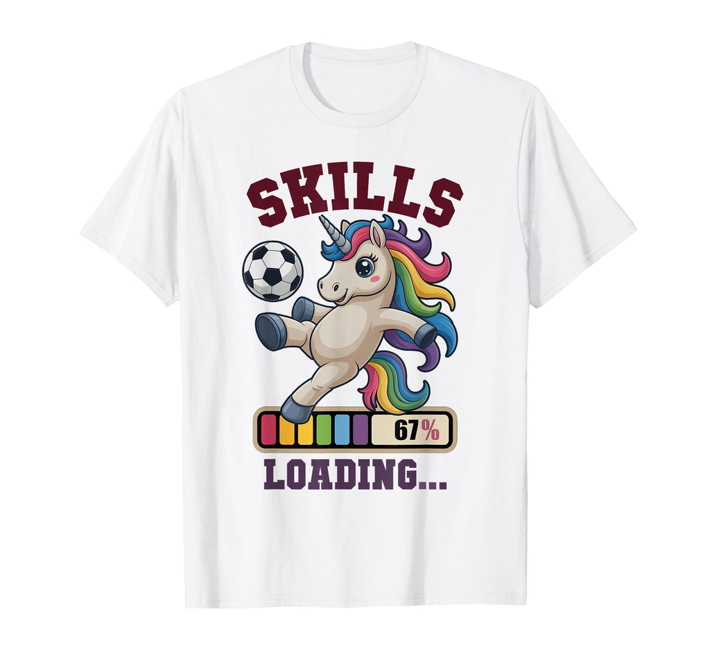 Funny 67 Skills Loading Soccer T-Shirt - Custom Art Print Men Women