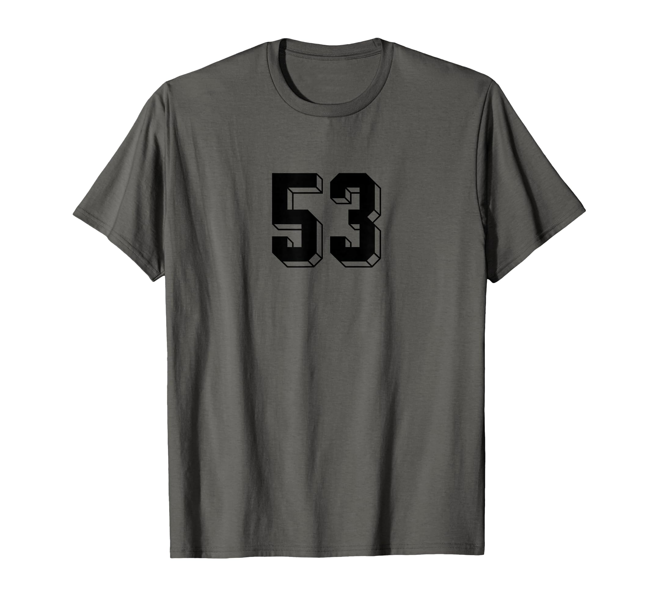 Number 53 80S 90S Soccer Team Jersey T-Shirt - Streetwear Style for Adults