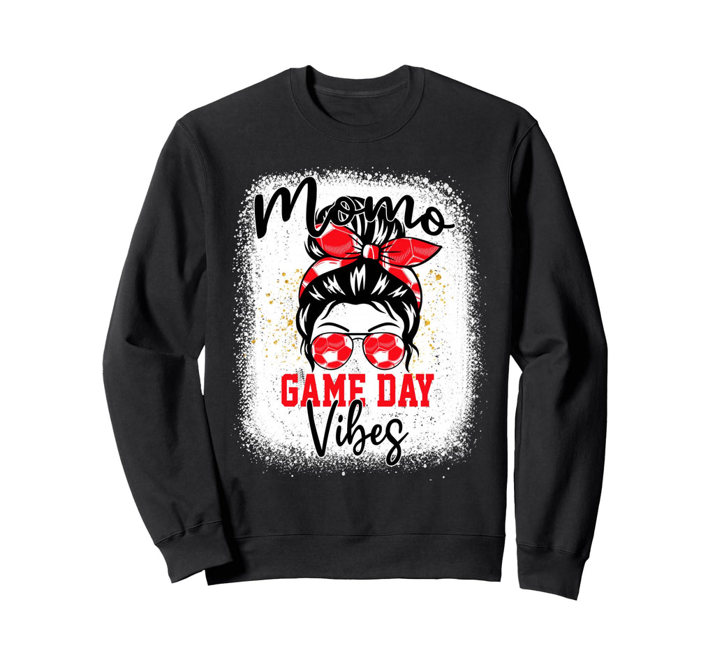Soccer Momo Bleached Bun Sweatshirt - Casual Everyday Wear for Adults