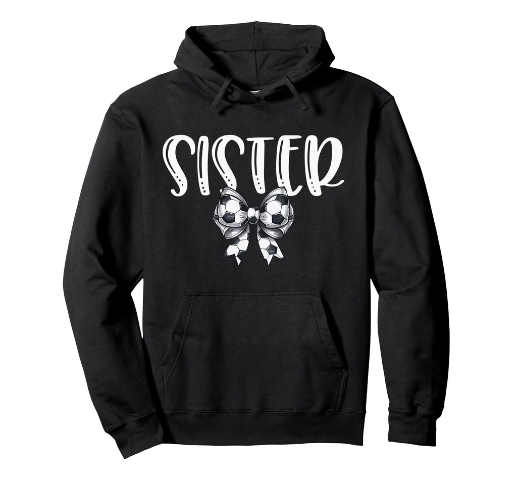 Coquette Soccer Sister Spirit Hoodie - Unique Graphic Men Women