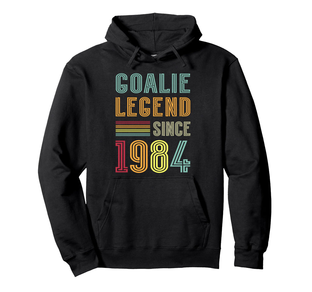 Goalkeeper Legend 1984 Sports Goal Hoodie - Novelty Apparel for Adults