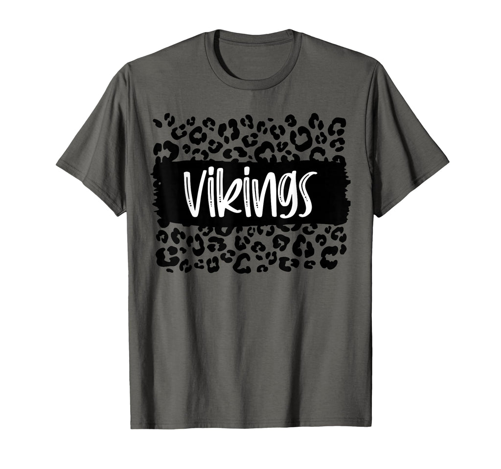 Vikings Team Mascot School Spirit Game T-Shirt - Novelty Apparel Unisex
