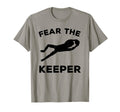 Fear Keeper Soccer Goalie T-Shirt - Trendy Graphic Unisex