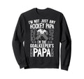 Im Ice Hockey Goalkeeper Papa Ice Sweatshirt - Graphic Print Men Women