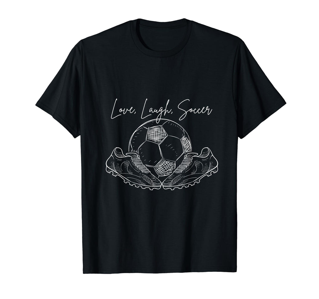 Love Laughs Soccer T-Shirt - Streetwear Style for Adults