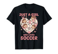 Just Who Loves Soccer My Sports Era T-Shirt - Aesthetic Graphic Unisex