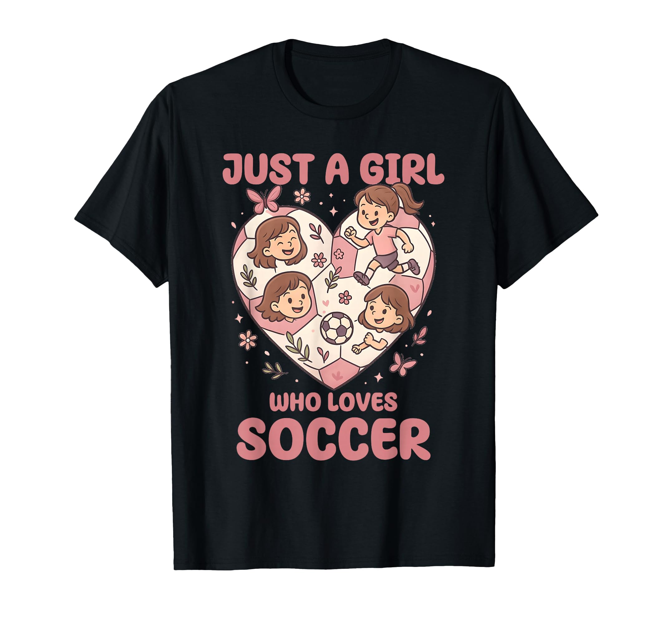 Just Who Loves Soccer My Sports Era T-Shirt - Aesthetic Graphic Unisex