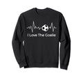 Soccer Grandfathers I Love Goalie Sweatshirt - Minimalist Print Unisex