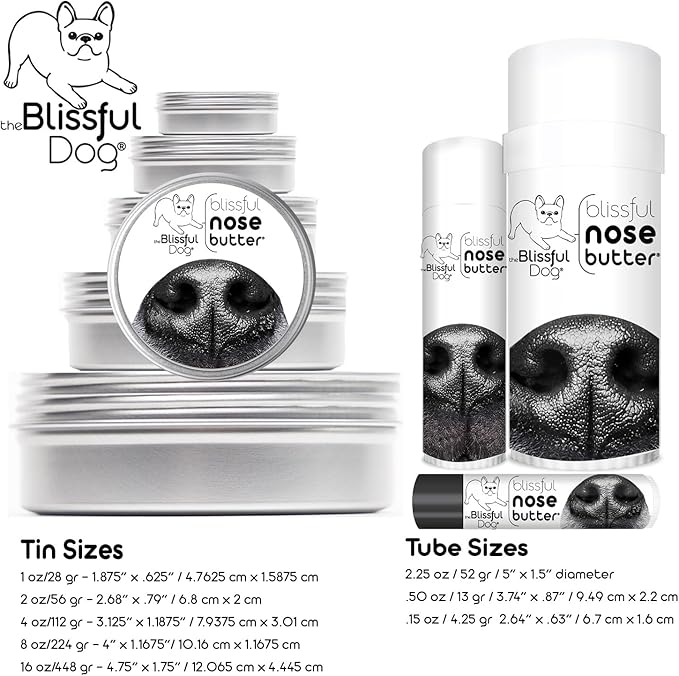 The Blissful Dog Brussels Griffon Unscented Nose Butter, 16oz