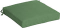 Arden Outdoor Seat Cushion, 19 x 19, Rain-Proof, Fade Resistant Bright Moss Green Leala