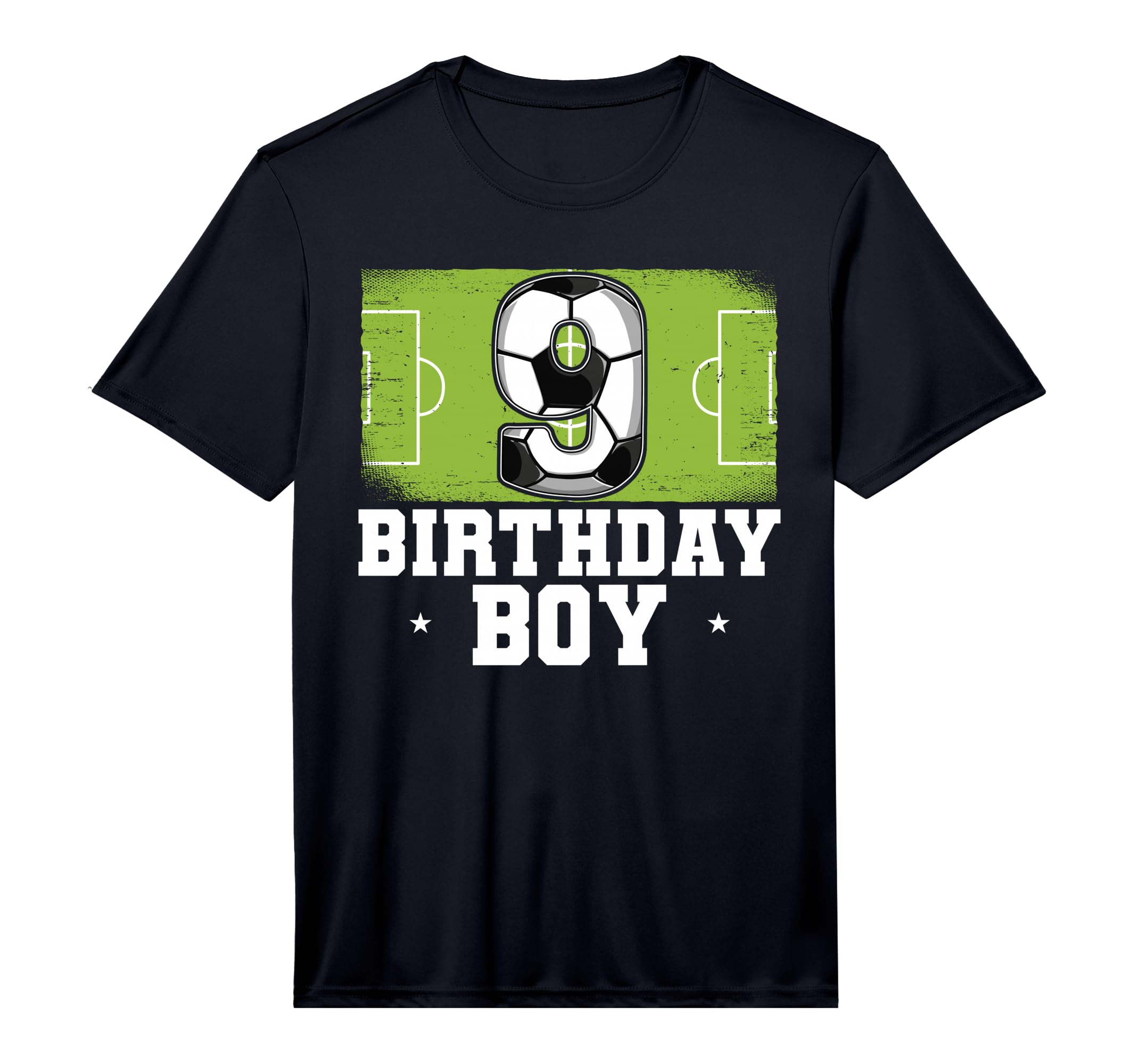 9Th Birthday Soccer Performance T-Shirt - Casual Everyday Wear Unisex