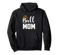 Soccer Ball Mom Funny Sports Lover Moms Hoodie - Aesthetic Graphic Unisex