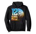 12Th Birthday Golf Player Golf 12 Hoodie - Novelty Apparel for Adults