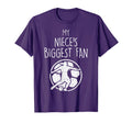 My Nieces Biggest Fan Soccer T-Shirt - Custom Art Print for Adults
