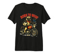 Pug Dog Motorbike Love Footbal Soccer T-Shirt - Streetwear Style Unisex