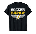 Soccer Papaw Funny Sports Players Papaw T-Shirt - Unique Graphic Men Women