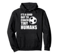 Coach Tiny Humans Soccer Coaches Hoodie - Unique Graphic Unisex