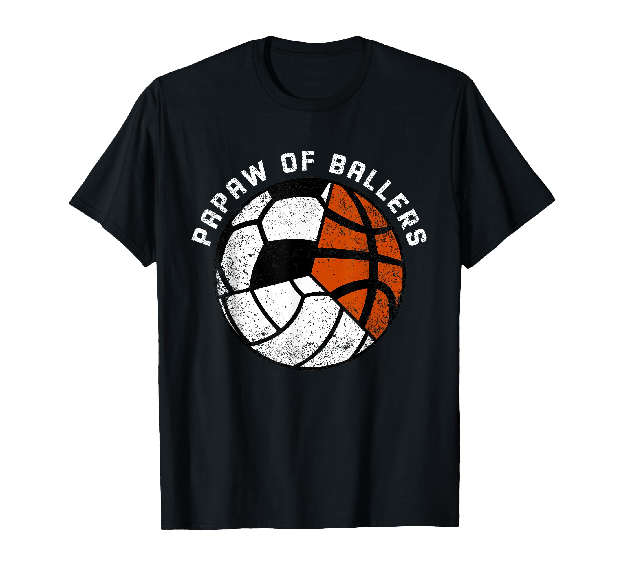Papaw Ballers Funny Volleyball T-Shirt - Minimalist Print for Adults
