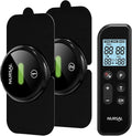 NURSAL Wireless TENS Unit Muscle Stimulator, Dual Host TENS EMS Machine for Pain Relief, 18 Modes 20 Intensity Remote Control Pulse Physical Electrotherapy for Back Shoulder Pain (2 Pads)
