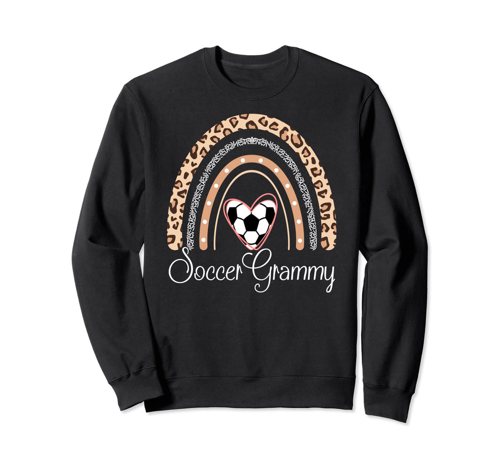 Soccer Grammy Boho Rainbow Funny Sweatshirt - Streetwear Style for Adults