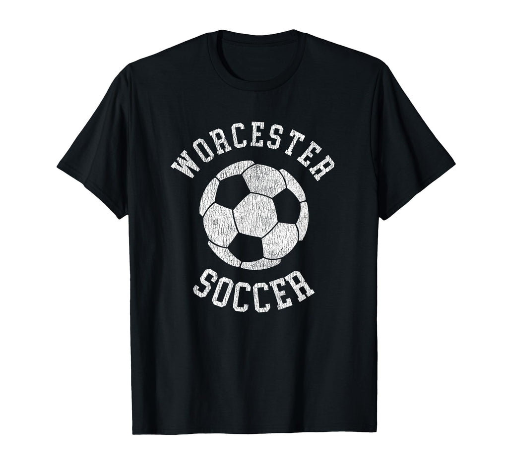 Worcester Soccer Distressed 90S T-Shirt - Unique Graphic Men Women