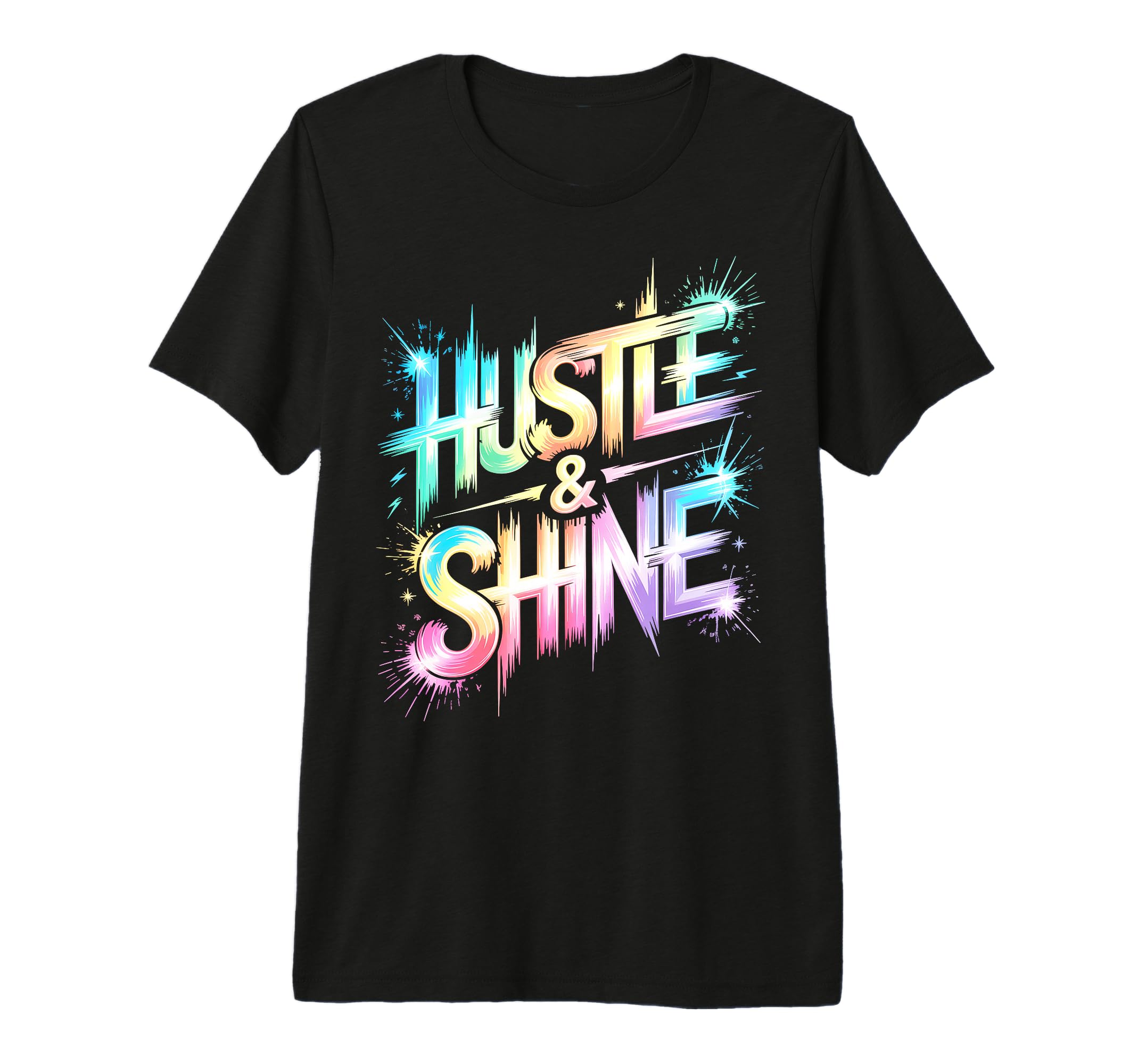 Lets Go Hustle Shine Spirit Week T-Shirt - Custom Art Print Men Women