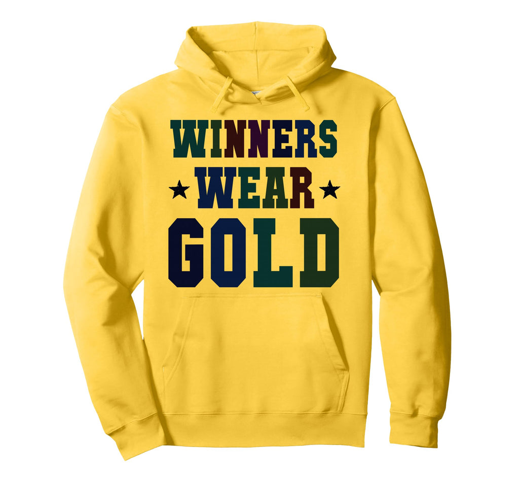 Bruh Winners Wear Gold Competition War Game Hoodie - Trendy Graphic Unisex