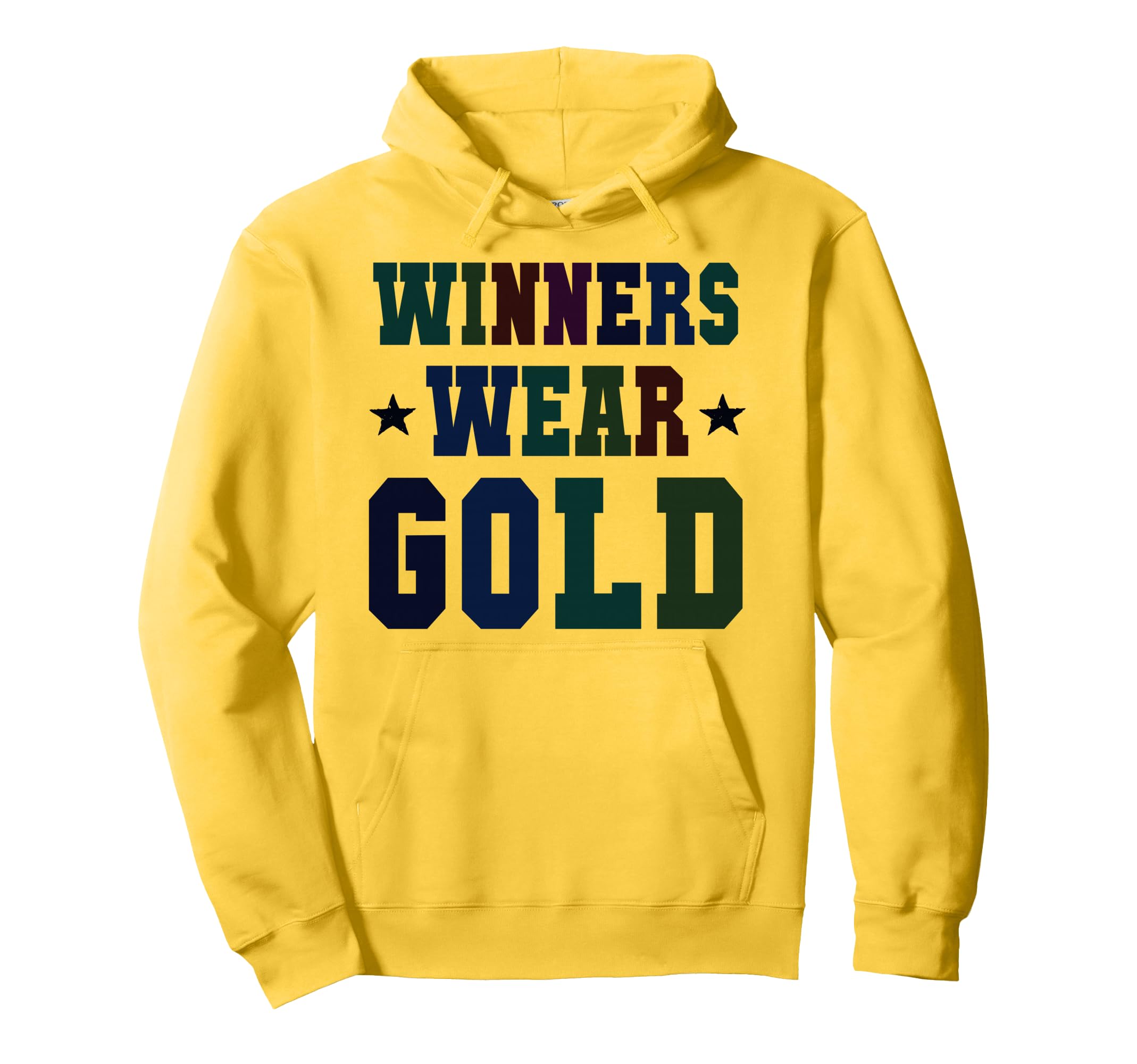 Bruh Winners Wear Gold Competition War Game Hoodie - Trendy Graphic Unisex