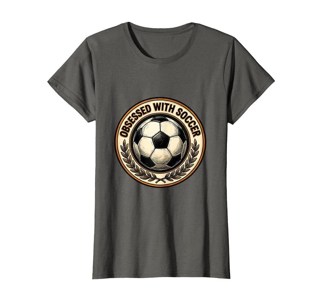Obsessed Soccer Bold T-Shirt - Unique Graphic Unisex