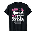 Funny Soccer Goalie Aunt Soccer Keeper T-Shirt - Fun Novelty Design Unisex