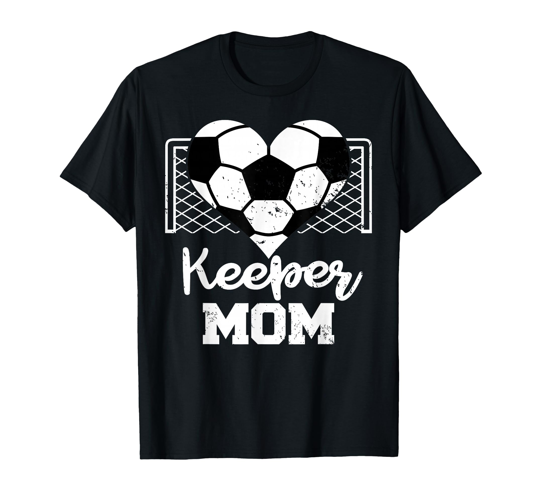 Keeper Mom Funny Soccer Goalkeeper T-Shirt - Custom Art Print for Adults