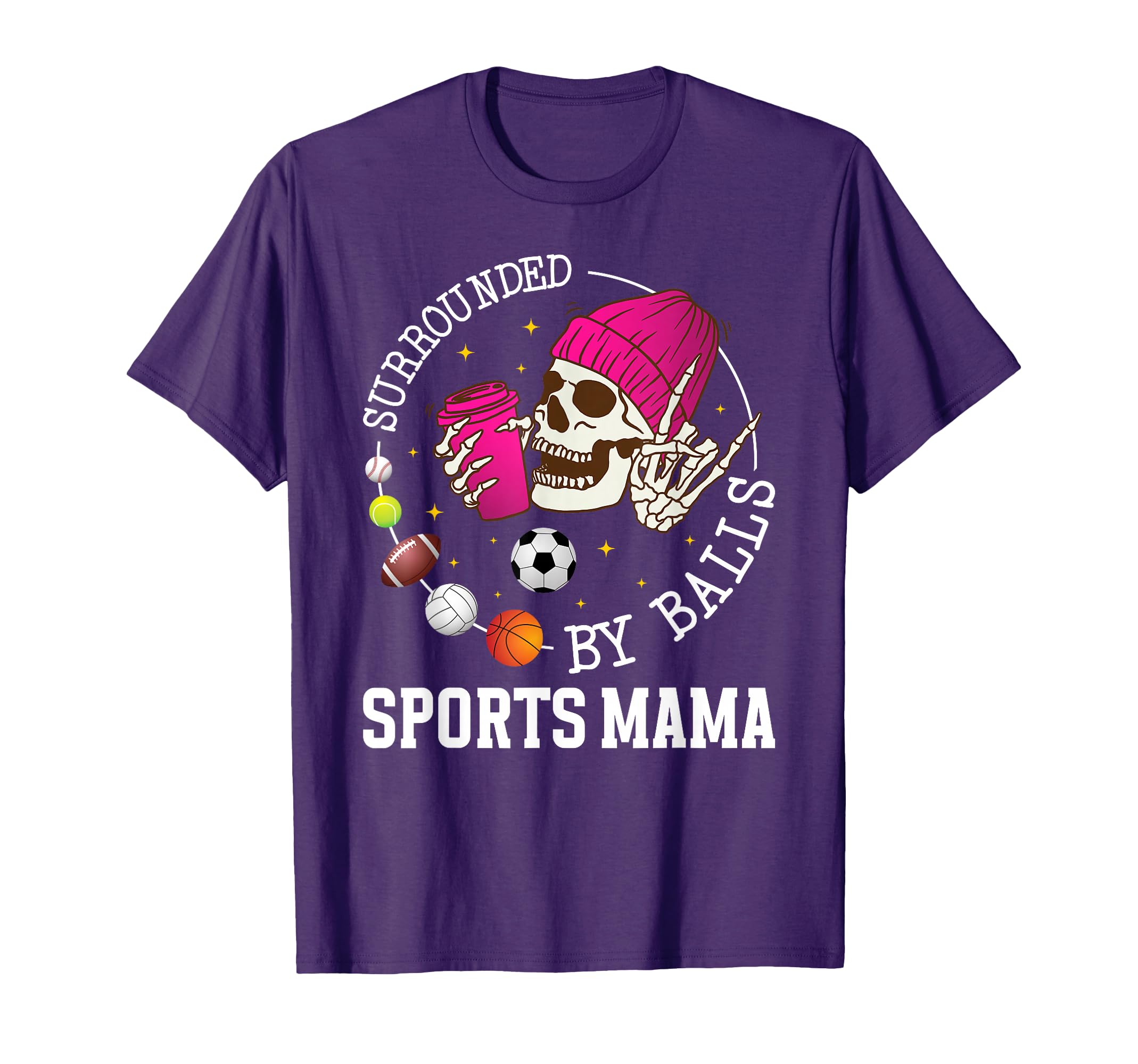 Sports Mama Funny Sports Mom Sports T-Shirt - Trendy Graphic Men Women