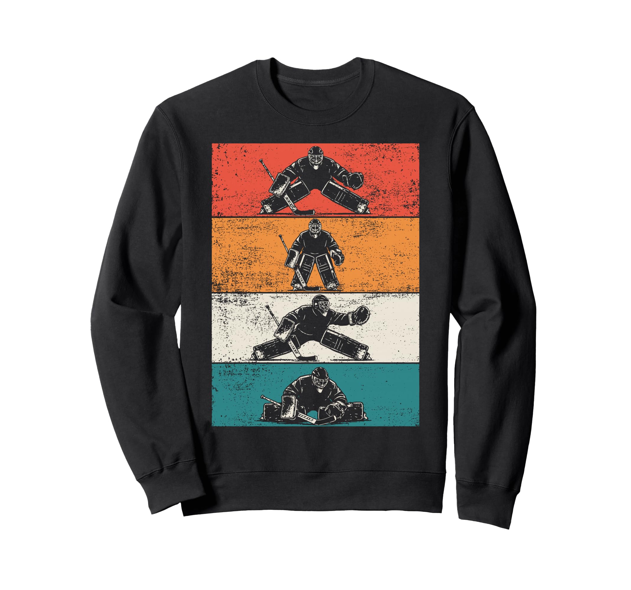 Ice Hockey Goalkeeper Goalie Sweatshirt - Casual Everyday Wear for Adults