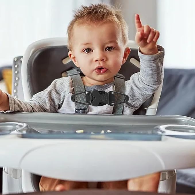 Anti Escape Safety Clip Baby Harness Chest Clips, Chest Strap Lock Prevent Children/Kids(Under 1.5 Years Old) Taking Their Arms Out of High Chairs/Strollers/Reins(2 Pack)